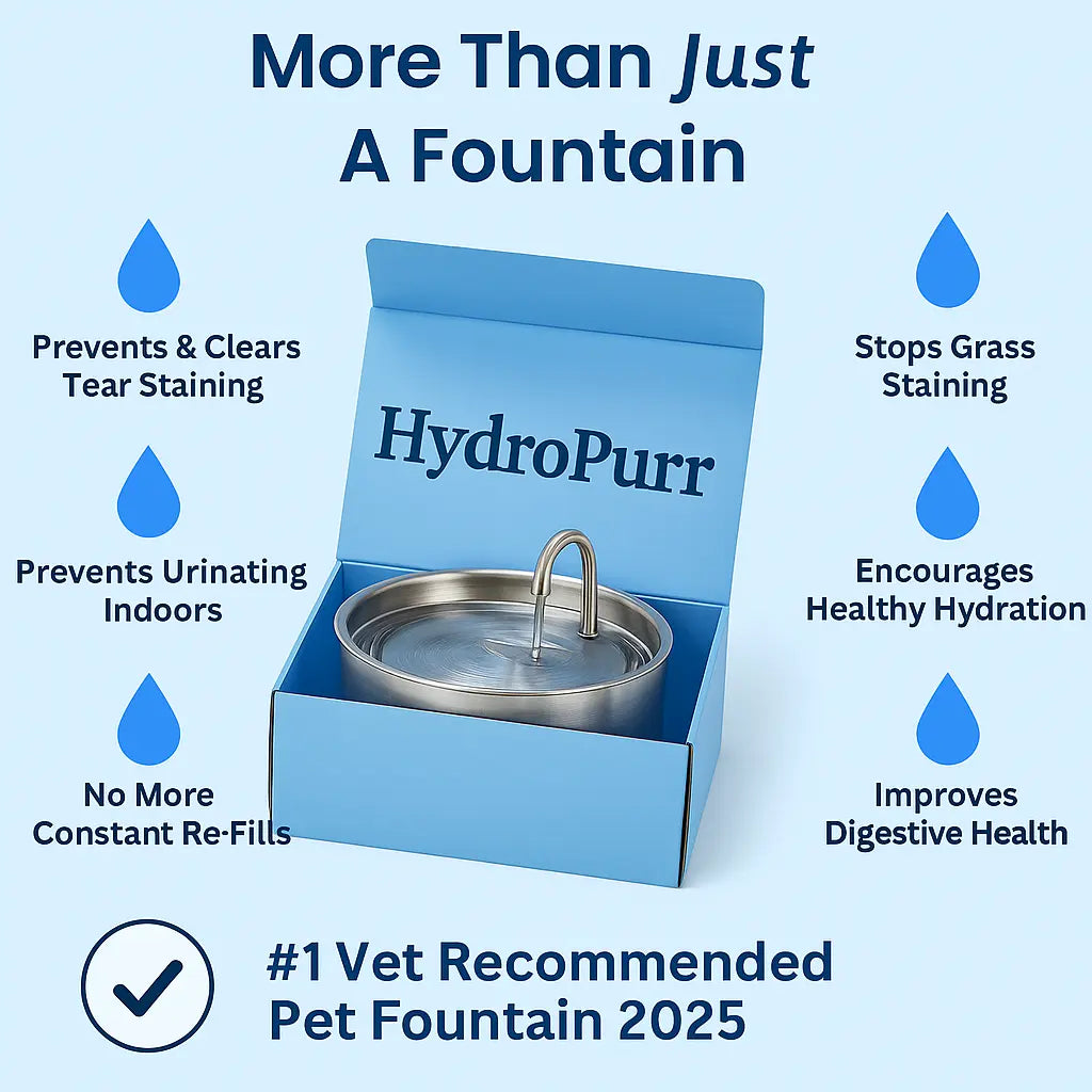 HydroPurr™ Stainless Steel Fountain HydroPurr™