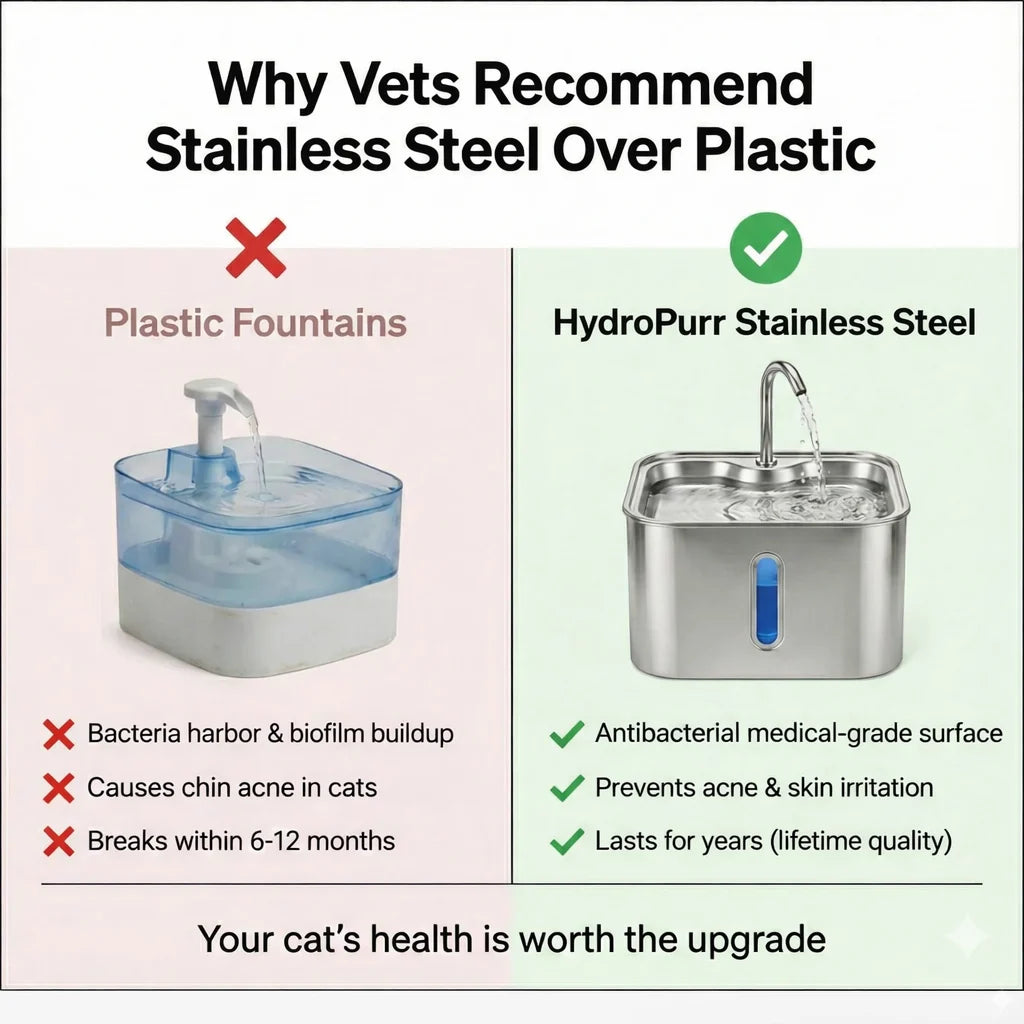 HydroPurr™ Stainless Steel Fountain HydroPurr™